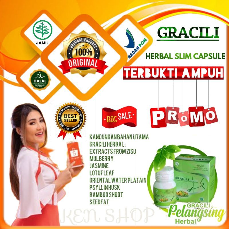 GRACILI Herbal Pelangsing Badan BPOM