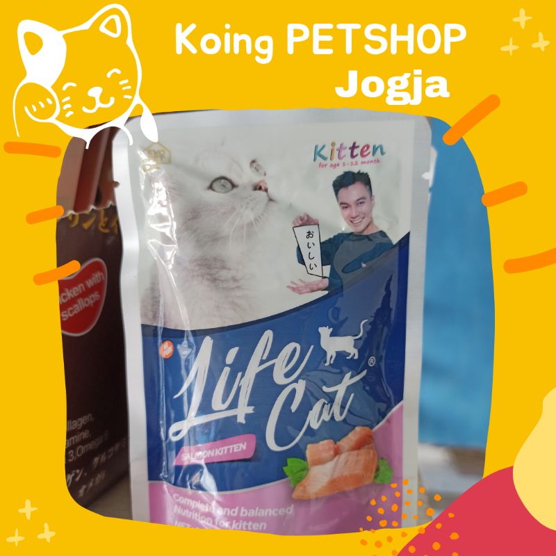 LIFE CAT POUCH MAKANAN KUCING WETFOOD 85GR