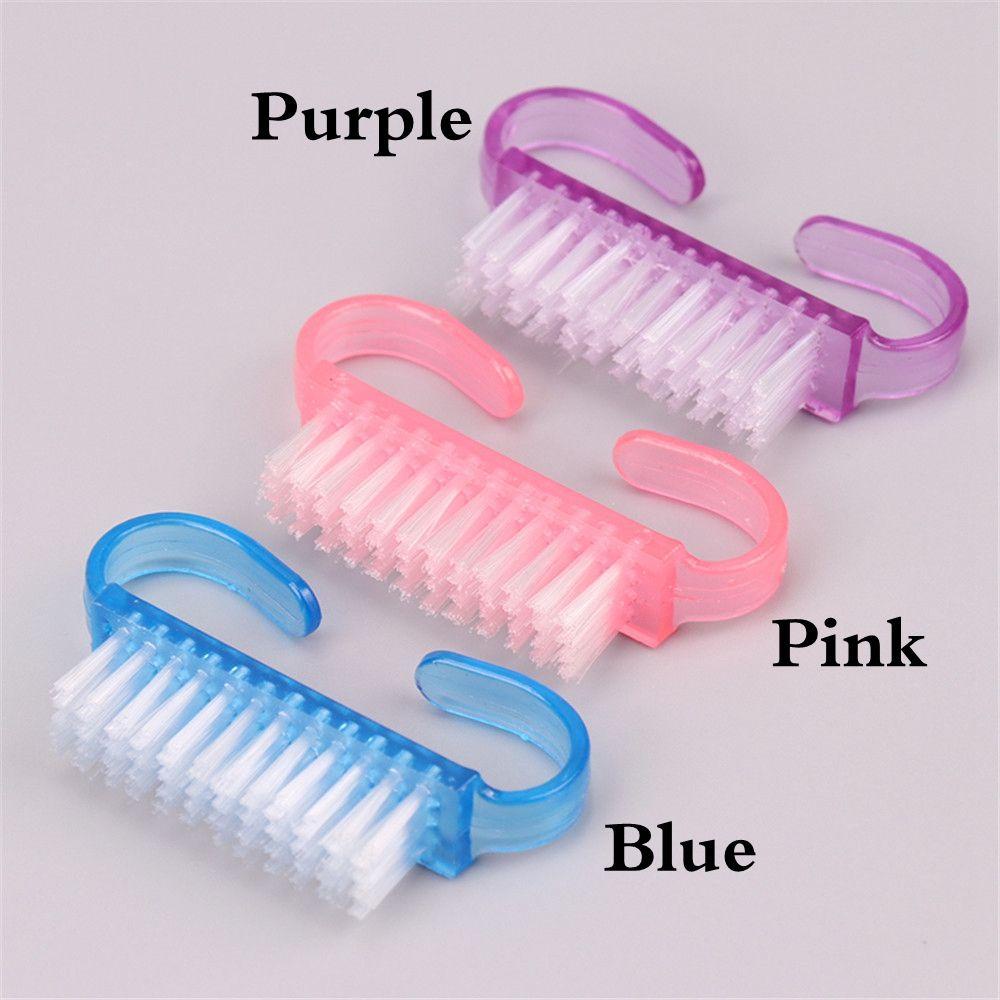 Sikat Kuku Nanas 3pcs New Pedicure Alat Gosok Kuku Plastik