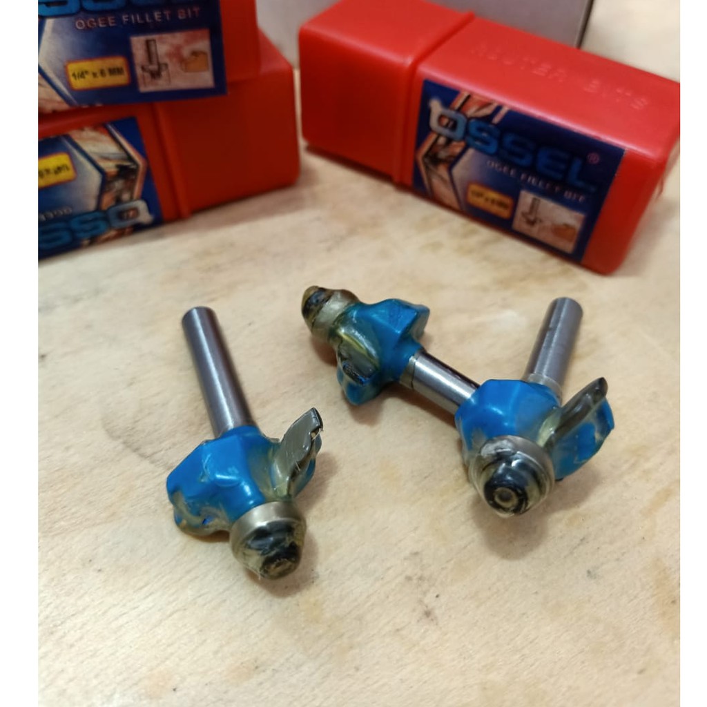 MATA ROUTER 310-021 OGEE FILLET BIT 6MM OSSEL