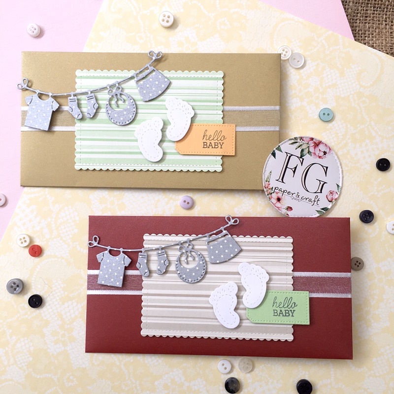 

Amplop Congrats Baby 9x17cm, Money Envelope by fgpaper