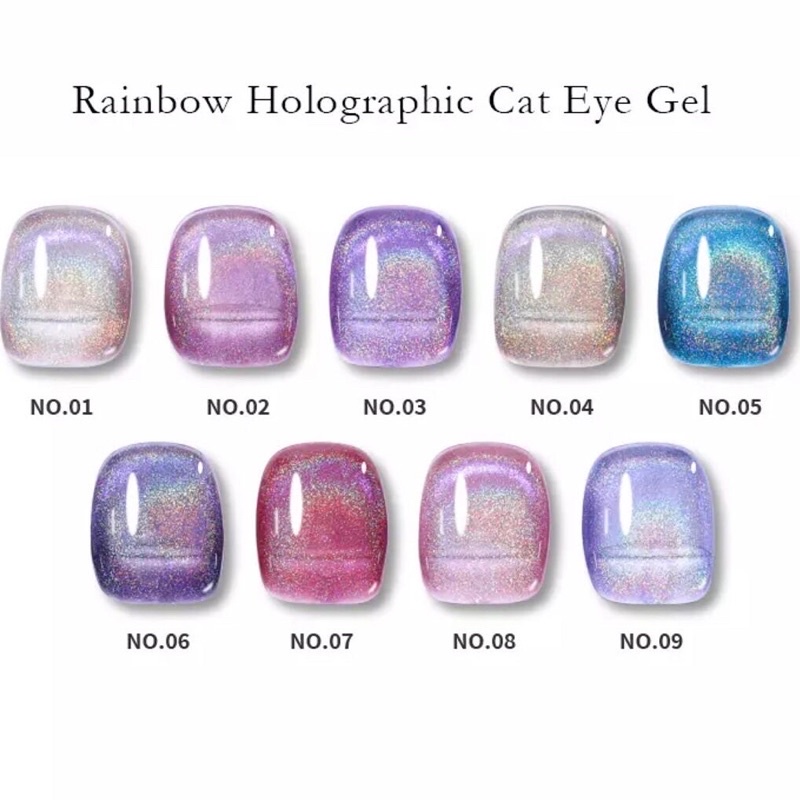 ELEANOR PREMIUM CAT EYE HOLO RAINBOW