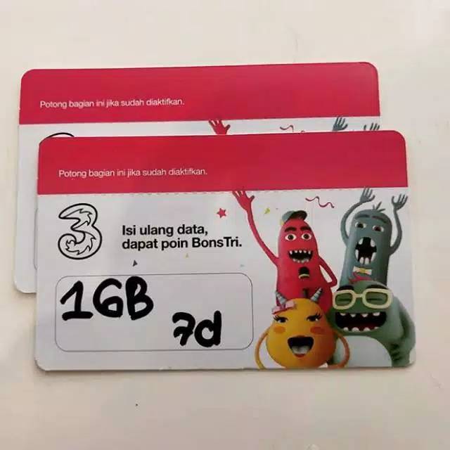 Hanya kode "VOUCHER" TRI 1GB KWEL 7 HARI SUMBAGSEL