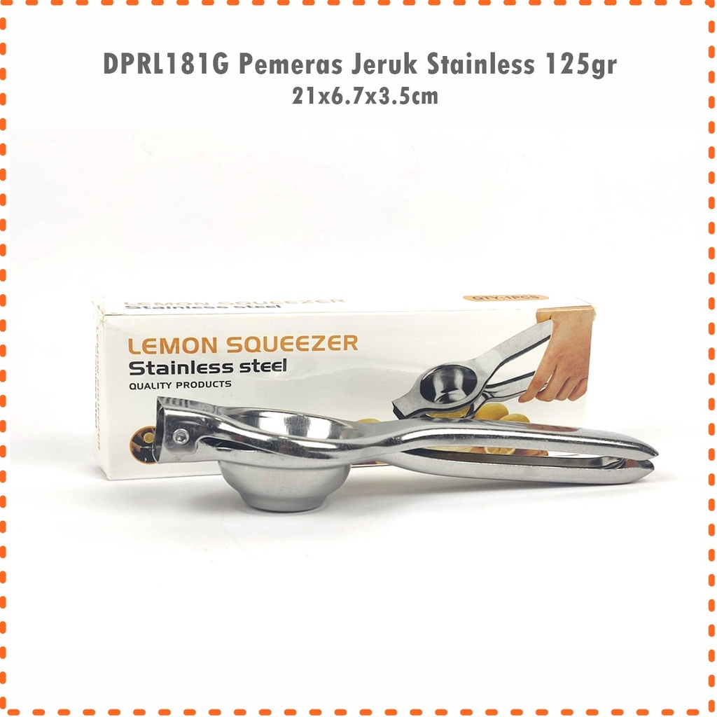 DPRL181G Pemeras Jeruk/Alat Pres jeruk Lemon Stainless 125gr