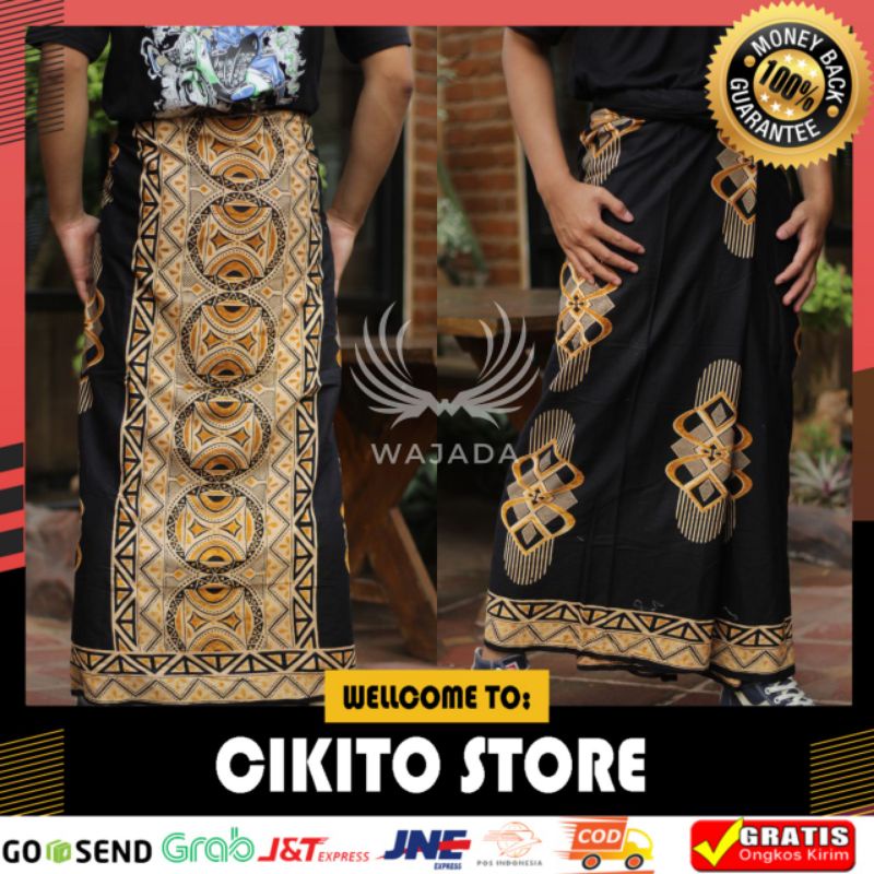 (COD) SARUNG BATIK CAP ASLI PEKALONGAN MURAH | SARUNG KANG SANTRI | SARUNG WAJADA | SARUNG KANJENG |