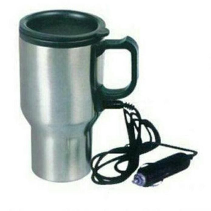 Heated Travel Mug Gelas Pemanas Air Di Mobil