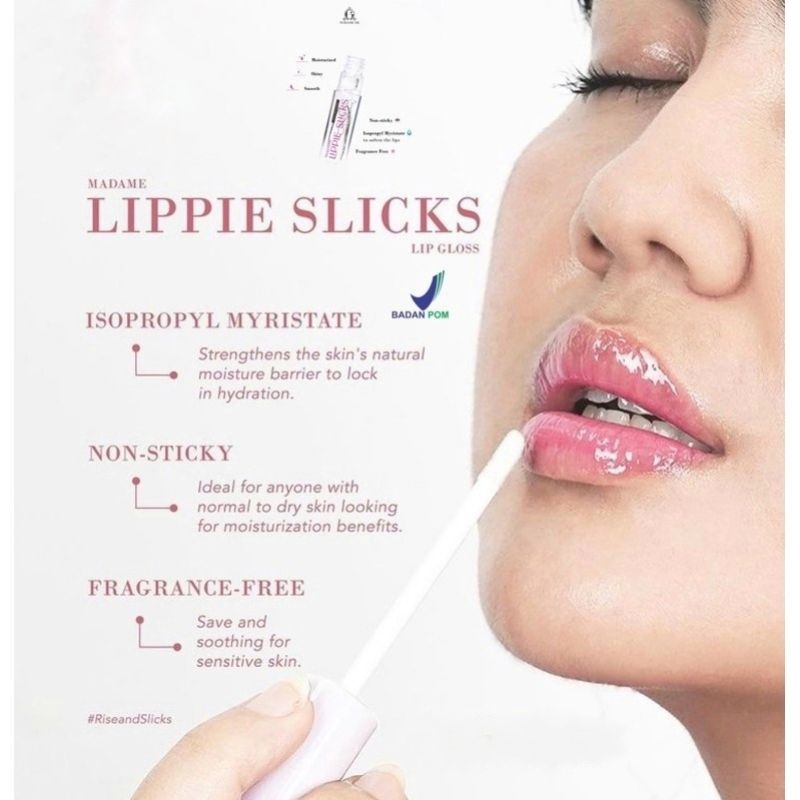 ❤G.A.SHOP❤ MADAME GIE LIPPIE SLICK / MADAME GIE LIP GLOSS BENING