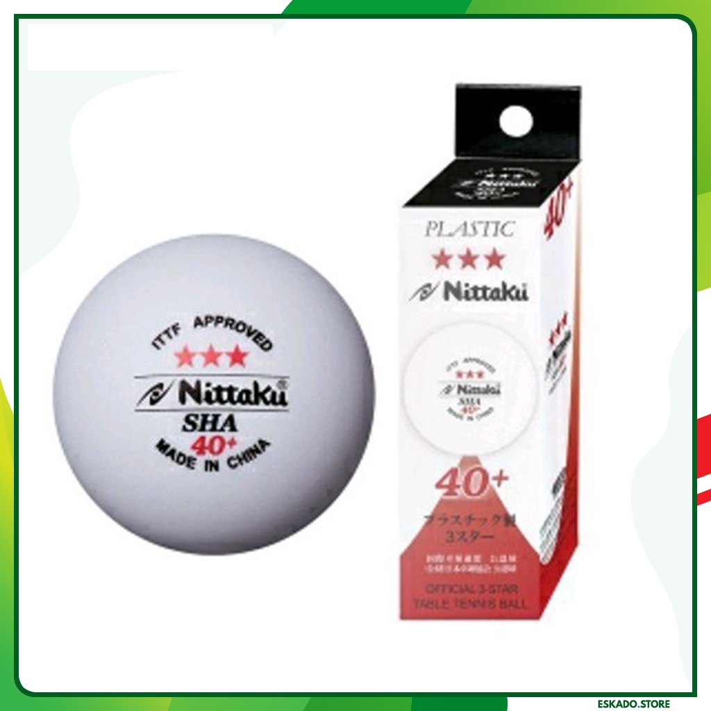 Bola pingpong/tenis meja Nittaku 3 star