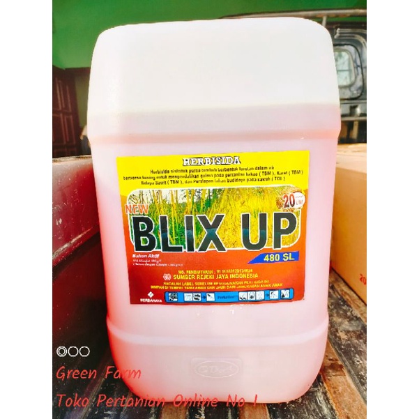 Herbisida Blix up 480SL Kemasan 20 Liter Lebih Hemat Basmi Rumput Liar Membandel Sampai Akar