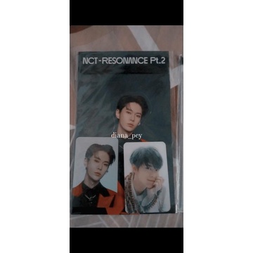 hologram standee photocard resonance pt.2 doyoung set SEALED