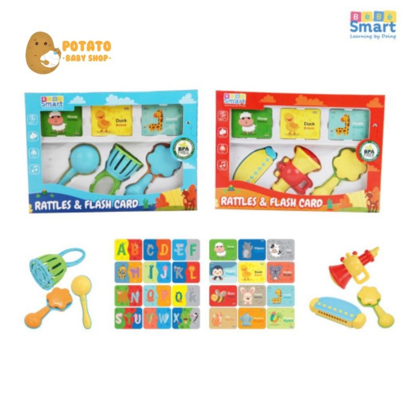 Bebe Smart - Rattles &amp; Flash Card Bebesmart