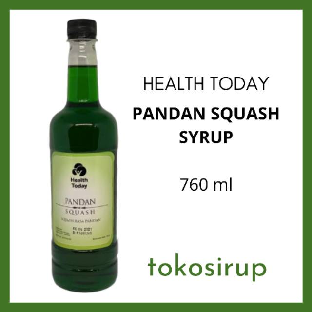 

PANDAN SIRUP HEALTH TODAY - PANDAN SYRUP