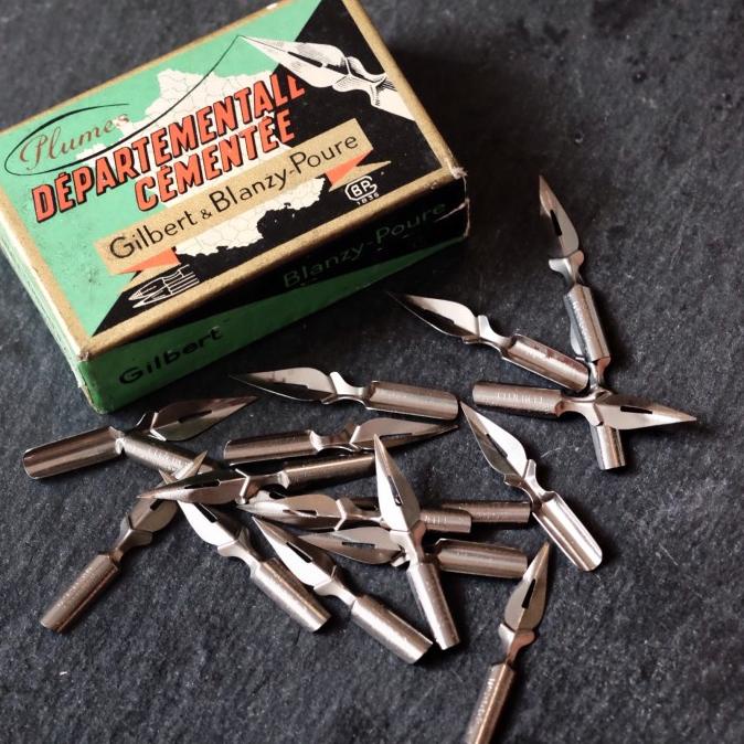

(BISA COD) Vintage Calligraphy Nib Blanzy 2552 BIG SALE Kode 1273