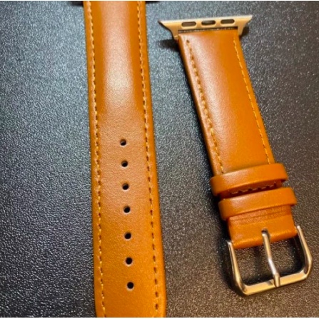 [COD/INSTAN] STRAP LEATHER APPLE WATCH SIZE 38/40/41