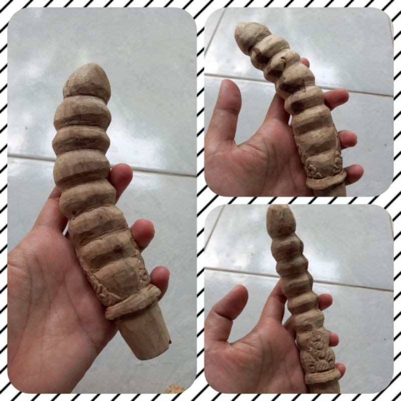 deder handel pegangan keris kayu ukir murah