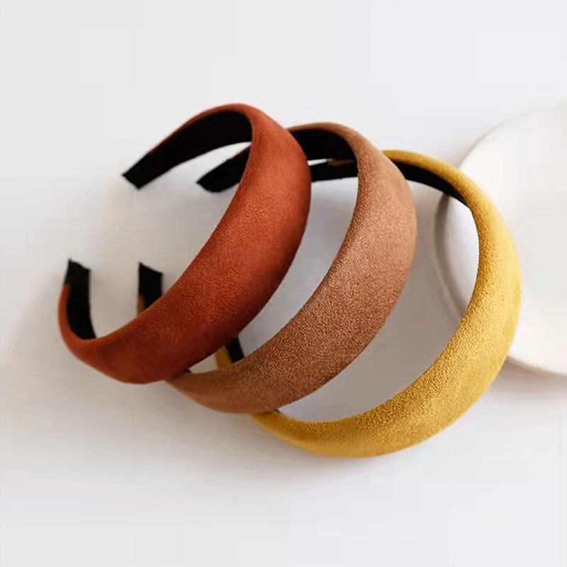 [COD] Bando Bandana Tebal Wanita Korean Style - HeadBand Polos Tebal Murah Import