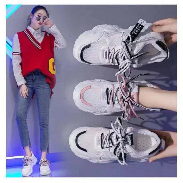 ( BAYAR DI TEMPAT / COD ) Sepatu Olahraga Wanita / Sepatu Sneakers Wanita Import / Sepatu Sport