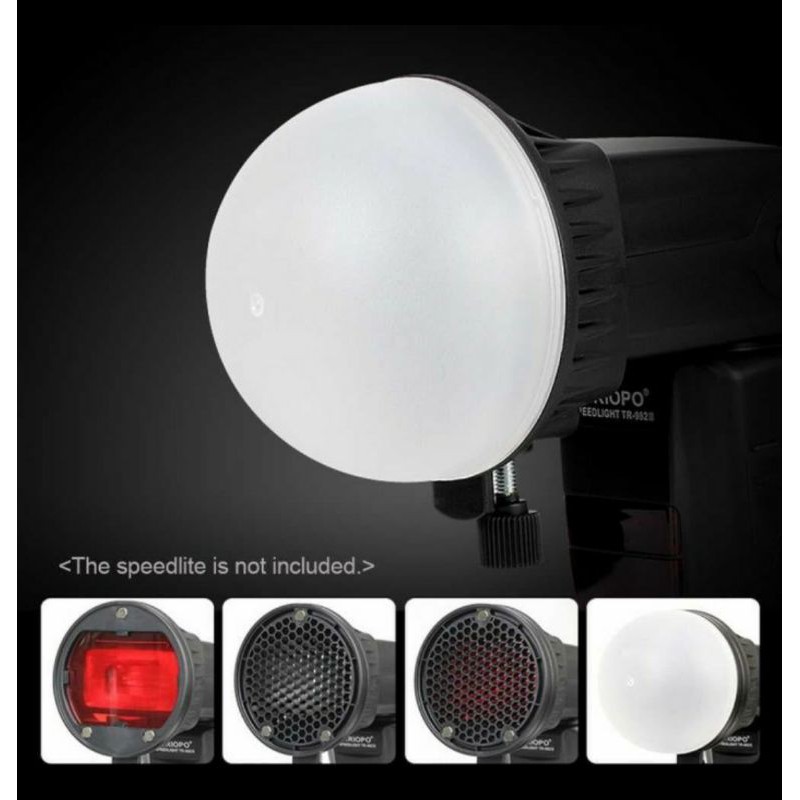 triopo speedlite flash light modifier diffuser reflector TR08 TR-08