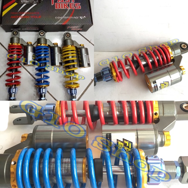 ShockBreaker / Shock Tabung Belakang Aerox Fastbikes - Shock Click On 290mm