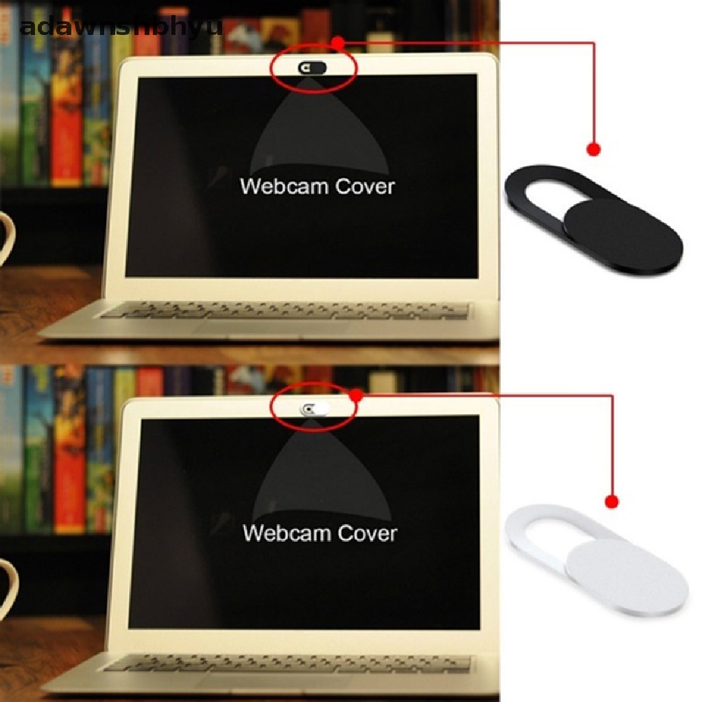 Adawnshbhyu Webcam Cover Ultra Tipis Perlindungan Privasi Rana Kamera Stiker Handphone Laptop