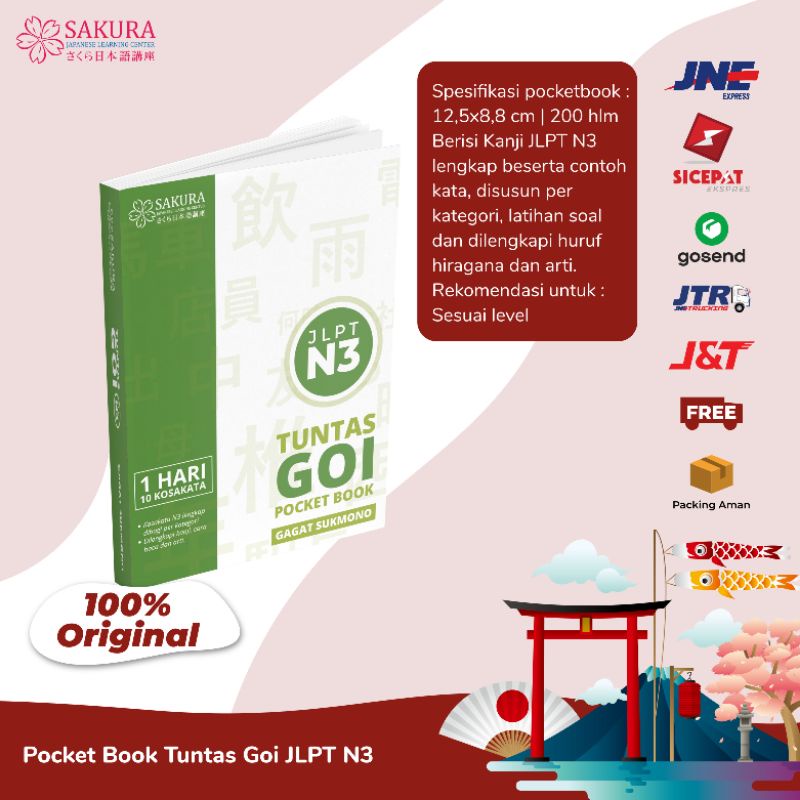 TUNTAS GOI JLPT N3 (BUKU SAKU)
