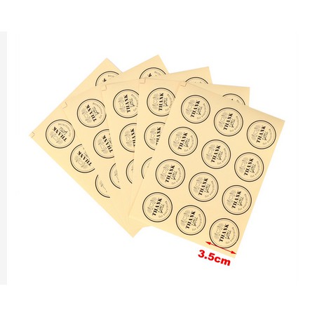 Paper Tags Sticker Transparent - THANK YOU for Everything (1sheet)