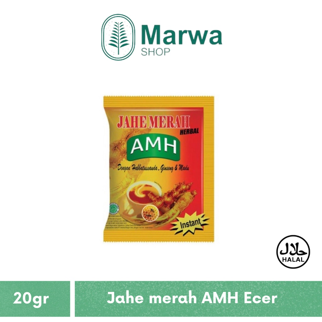 

JAHE MERAH AMH AMANAH {SACHET} sehat badan vitamin