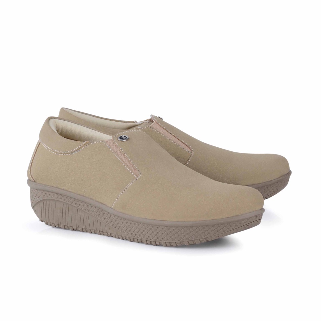 Toko Thabita Sepatu Slip On Wanita Blackkelly Slipon Shoes Kulit Sintetis