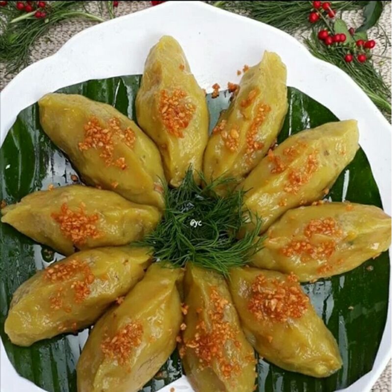 

Choi Pan/Choipan Kulit Ubi isi Bangkuang & Ebi
