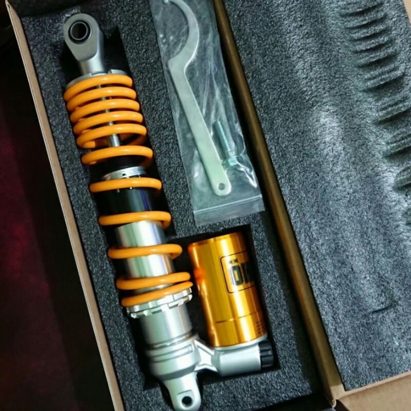 Shock Shockbreaker Model OHLINS PREMIUM Tabung Bawah Klik STEL REBOUND Fungsi Vario Beat Scoopy 310/