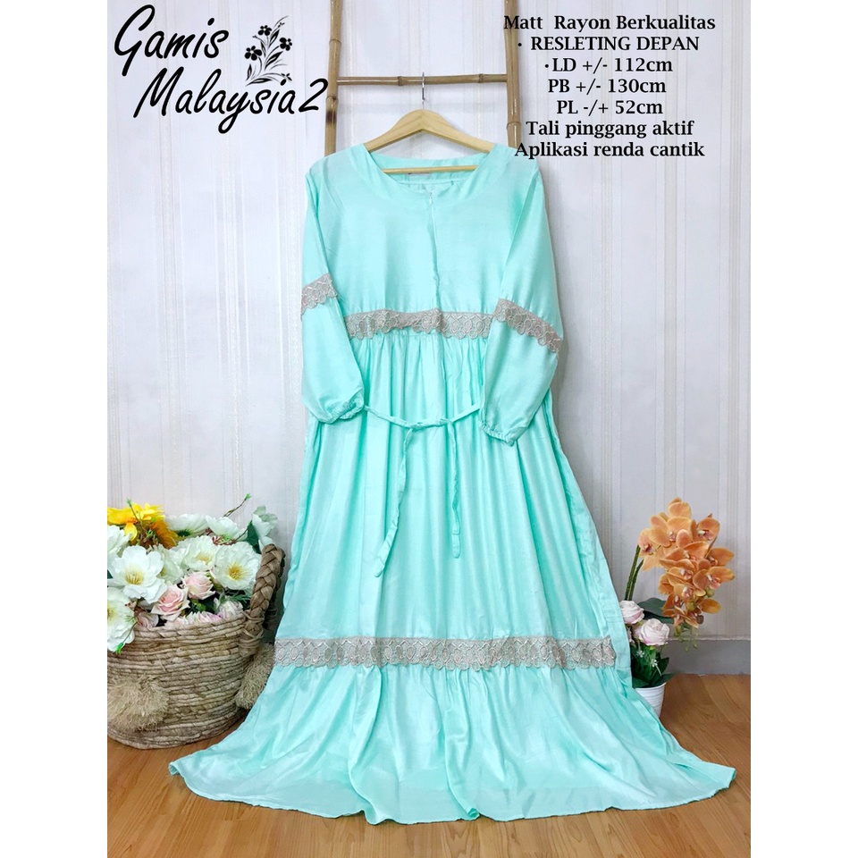 BAJU GAMIS 2023 GAMIS MALAYSIA / GAMIS SYAR'I MUSLIM WANITA DEWASA