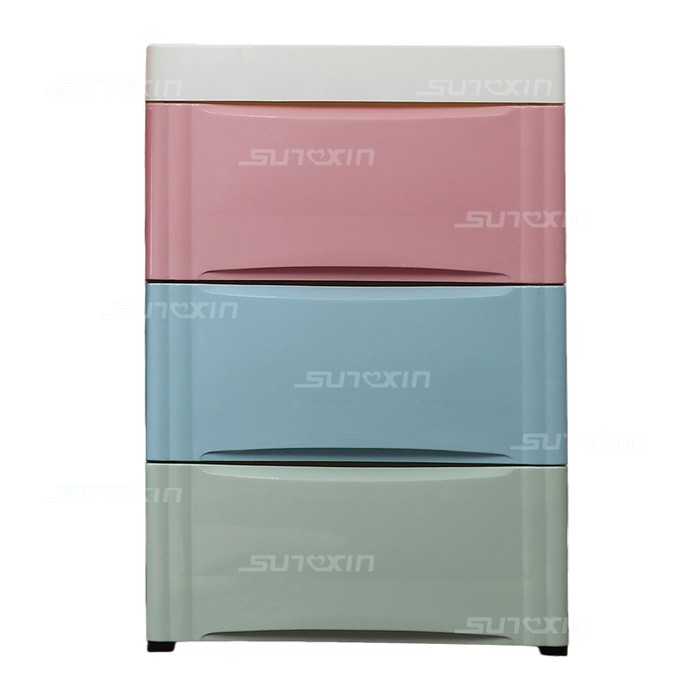 PLASTIC STORAGE CABINET LEMARILACI PLASTIK 3 SUSUN LEMARI BAJU