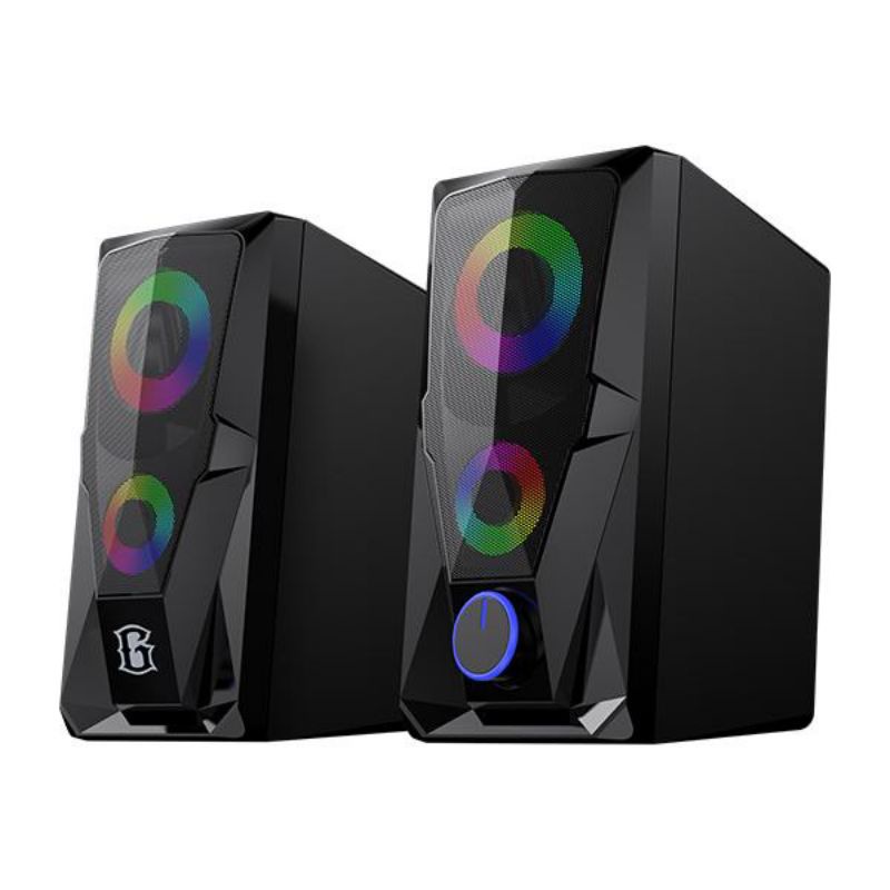 Speaker Gaming Original Robot RS200 // GS1 RGB Flow Lightning Effect with AUX