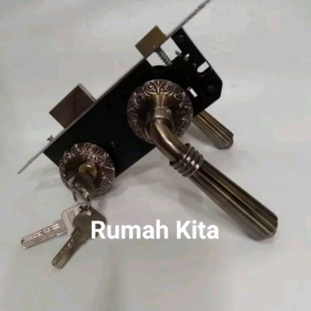 Handle Kunci Pintu Antik set body