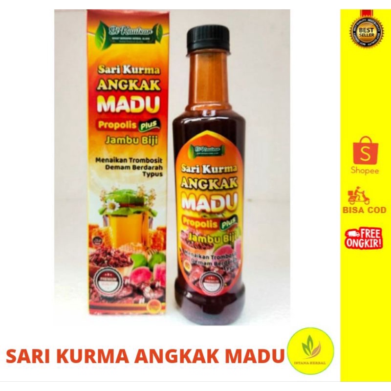 SARI KURMA ANGKAK MADU PROPOLIS PLUS JAMBU BIJI 470gr/SARI KURMA ANGKAK/SARI KURMA MADU ANGKAK/SARI 