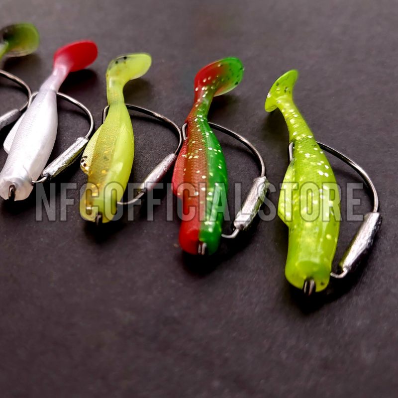 Soft lure ZMAN (replika) 6cm 3,5gram sudah terpasang Wormhook siap pakai &amp; tersedia refillnya