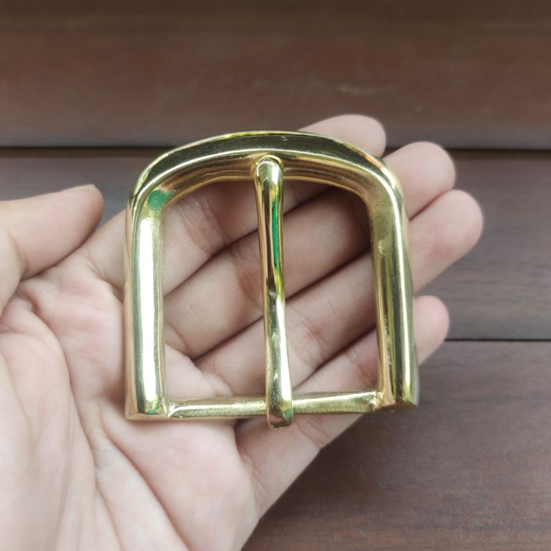 Buckle Belt Solid Brass kepala ikat pinggang kuningan