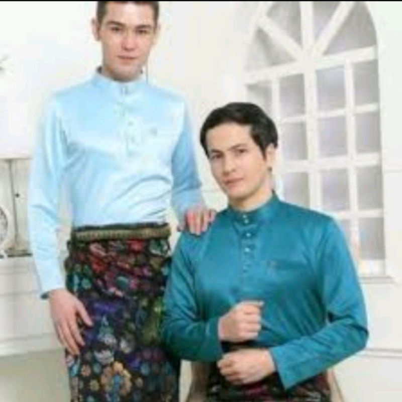 1 Stell Baju Melayu Pria teluk belanga murah