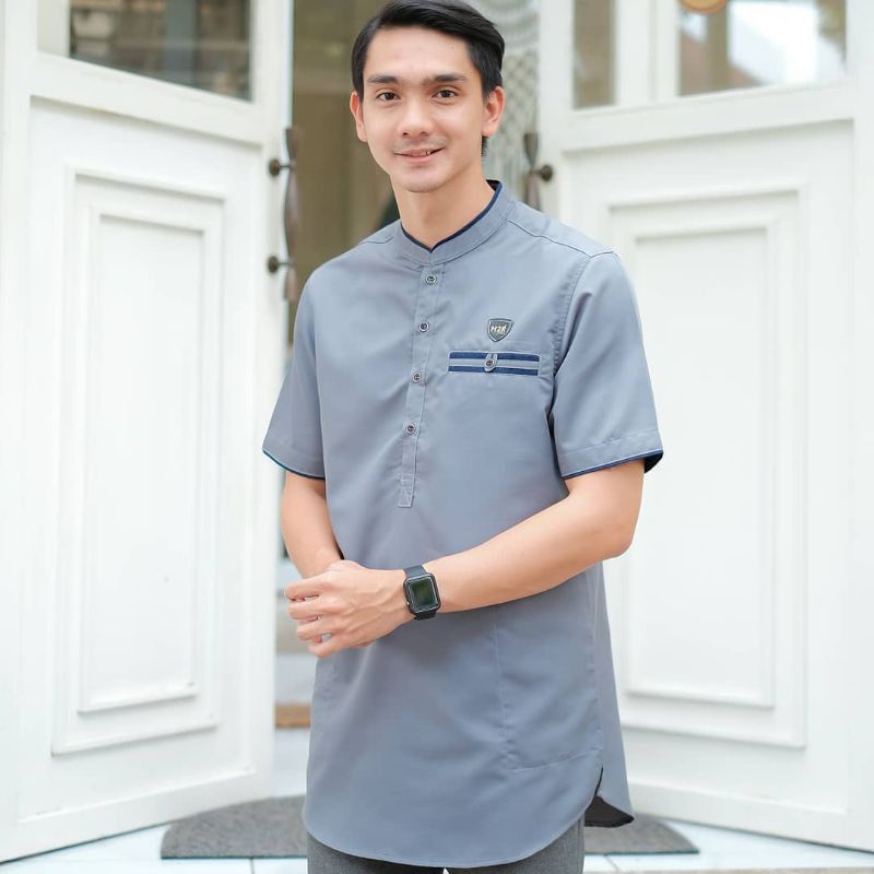 Koko Kurta Dewasa Terbaru Baju Muslim Pria Murah Bahan Katun Toyobo Polos