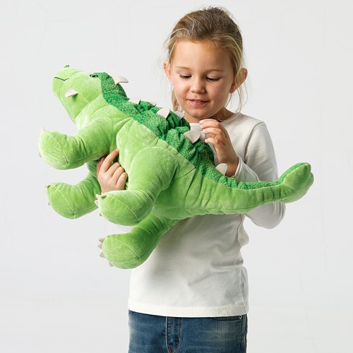 JATTELIK Boneka 55 cm dinosaurus dinosaur ankylosaurus