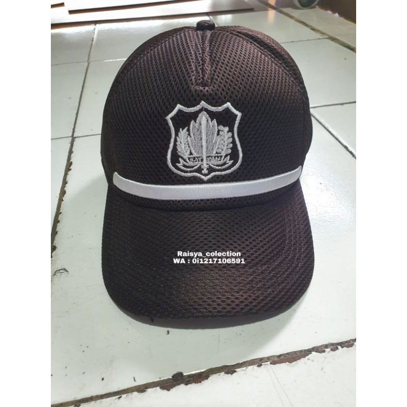 topi security terbaru / topi satpam terbaru / topi security jaring