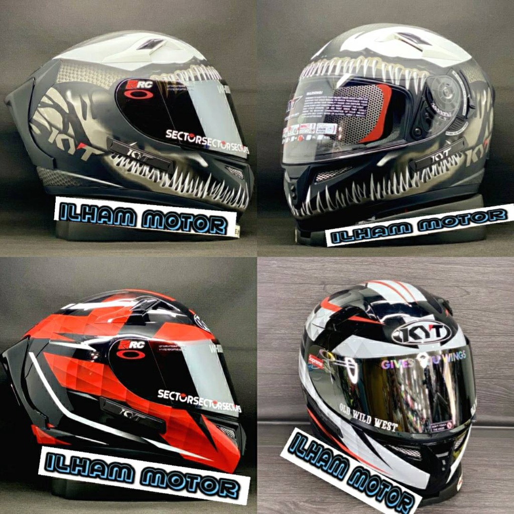 HELM KYT K2 RIDER GRAPIC/K2 RIDER DIAMONF/K2 VENOM/KYT FULL FACE