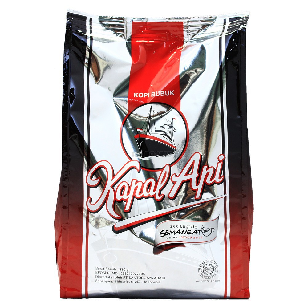 Kopi Kapal Api Special Silver 380 gr / kopi hitam cap kapal api