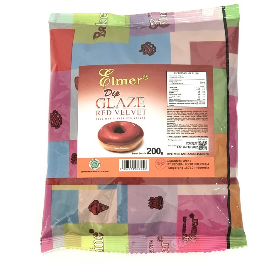 

Elmer Dip Glaze red velvet 200gr