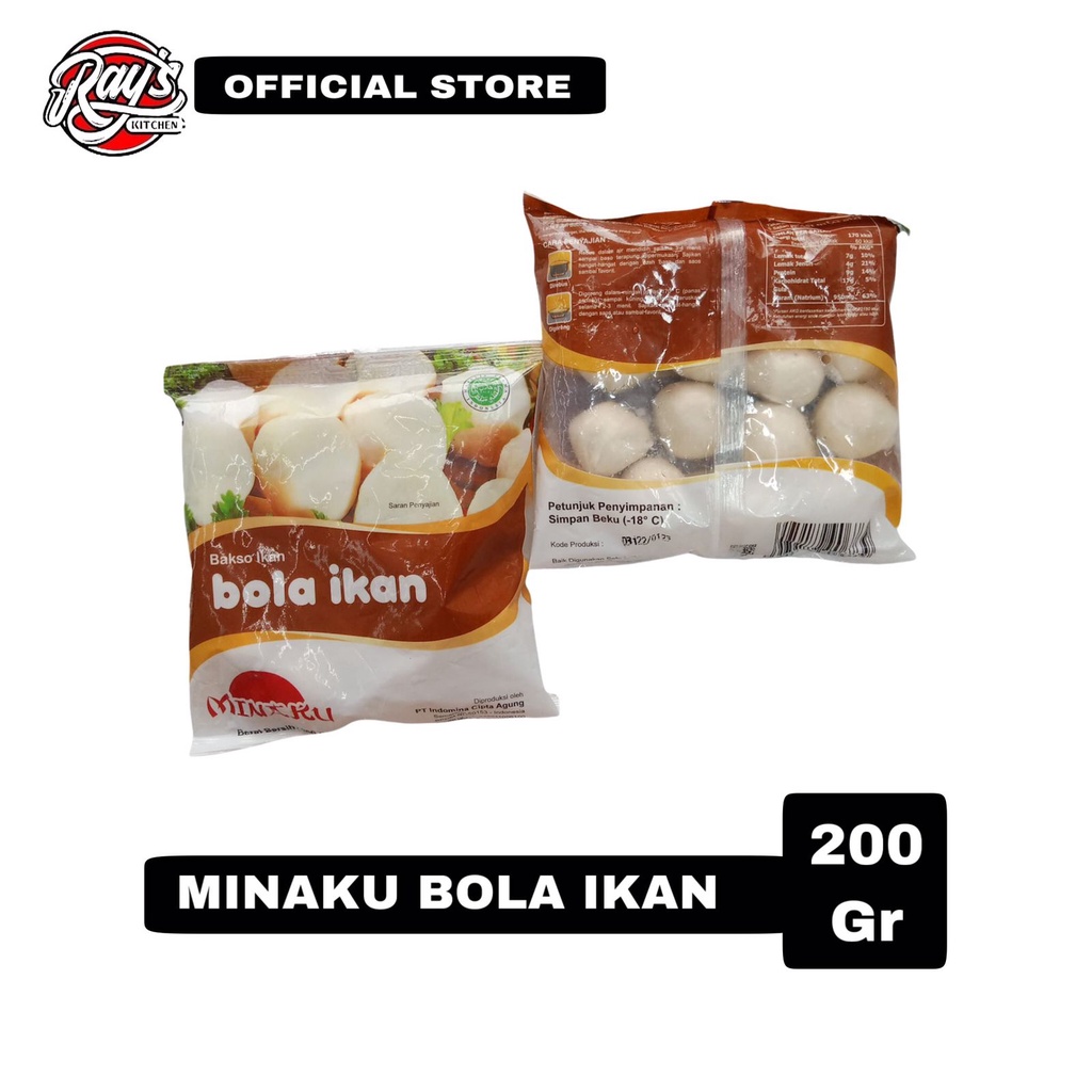 

Minaku Bola Ikan 200gr - Olahan Ikan Minaku fish ball
