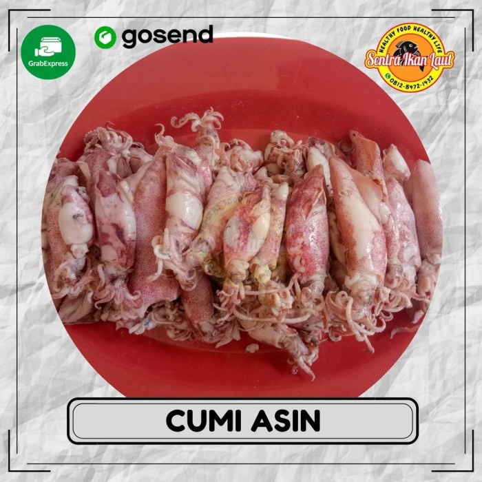 

PROMO TERMURAH Cumi Asin Basah / Cumi Asin Super / Cumi Asin Telur 1 KG AR044