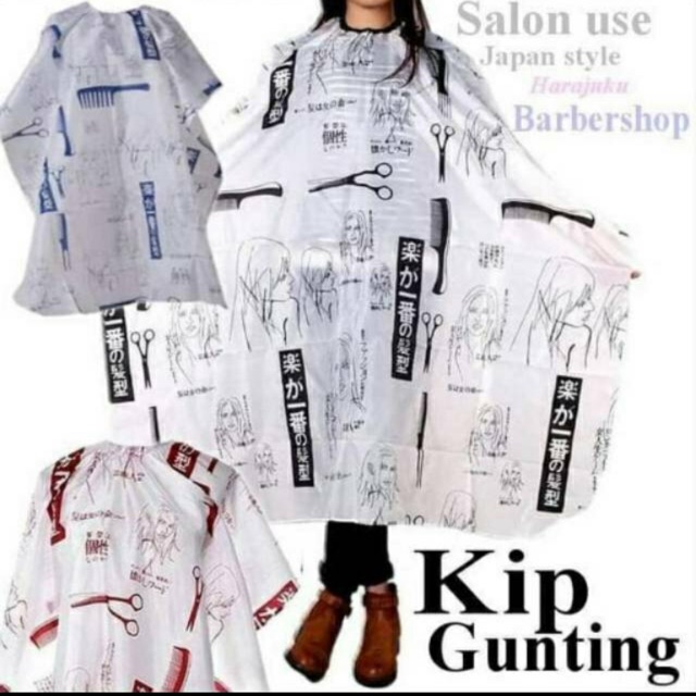 ALAS POTONG RAMBUT / KIP POTONG RAMBUT MOTIF MURAH BERKUALITAS