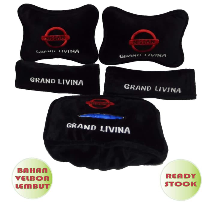 Bantal mobil Grand livina headrest mobil aksesoris mobil interior mobi