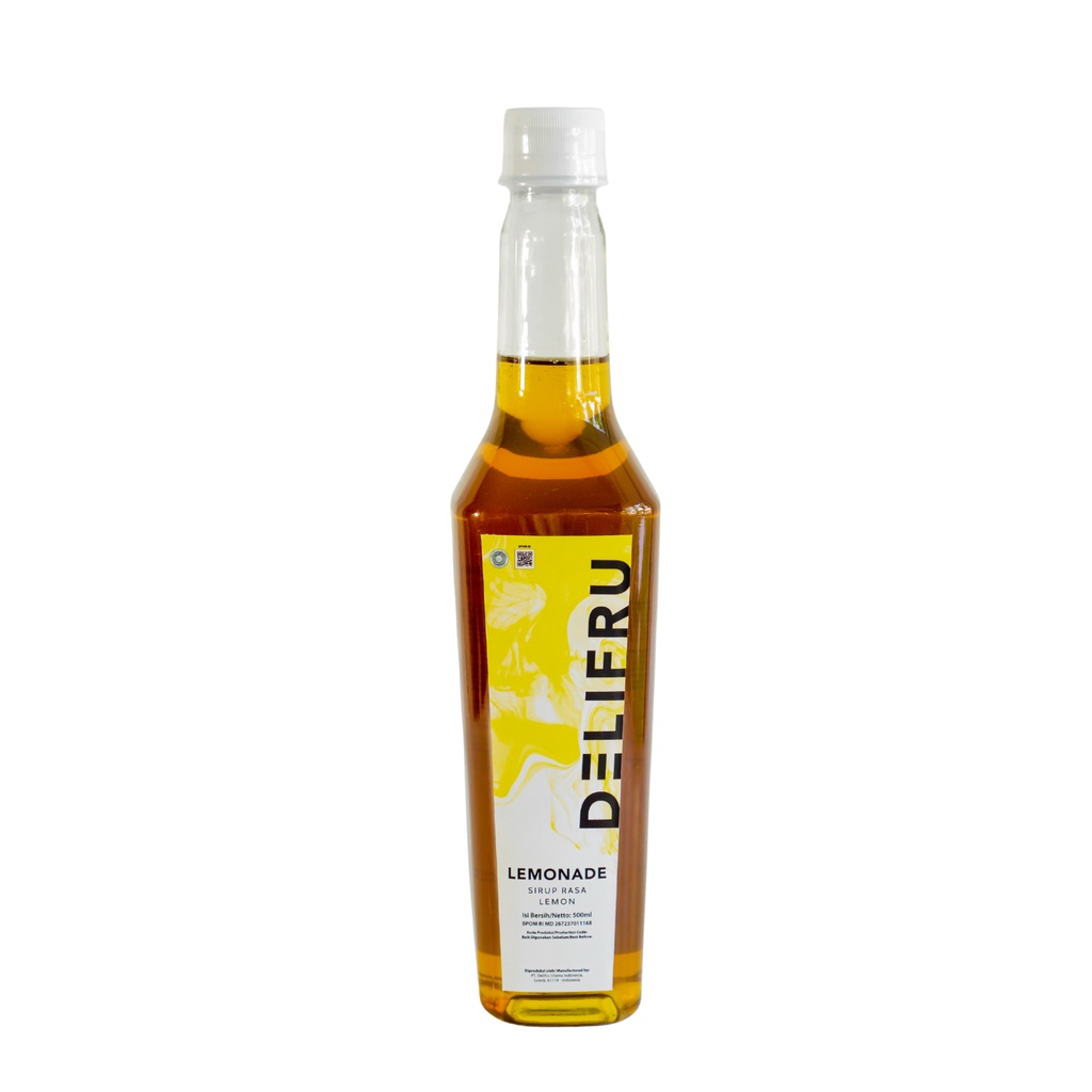 

500mL Delifru Lemon Syrup - Sirup Delifru Rasa Lemon