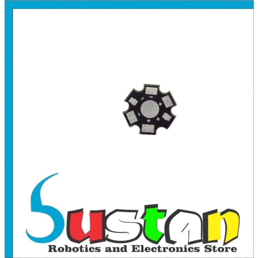 HEATSINK LED 1W 3W HIGH POWER ALUMINIUM STAR PCB PLATE PENDINGIN LED